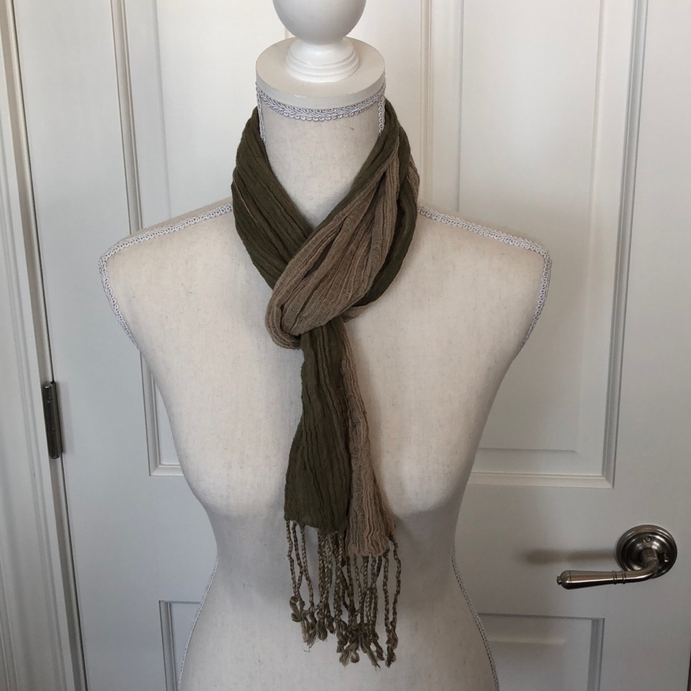 Scarf Olive and Khaki
